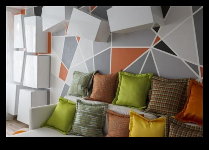 מהן כמה דרכים יצירתיות להשתמש בתבניות גיאומטריות בעיצוב הבית?