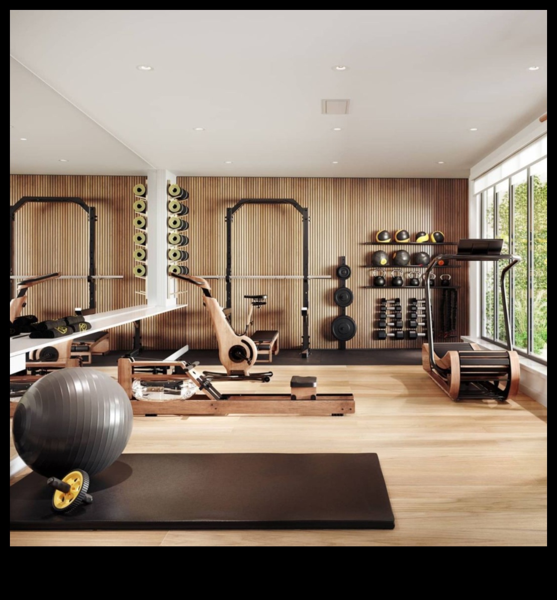 כיצד ליצור חדר כושר ביתי מסוגנן