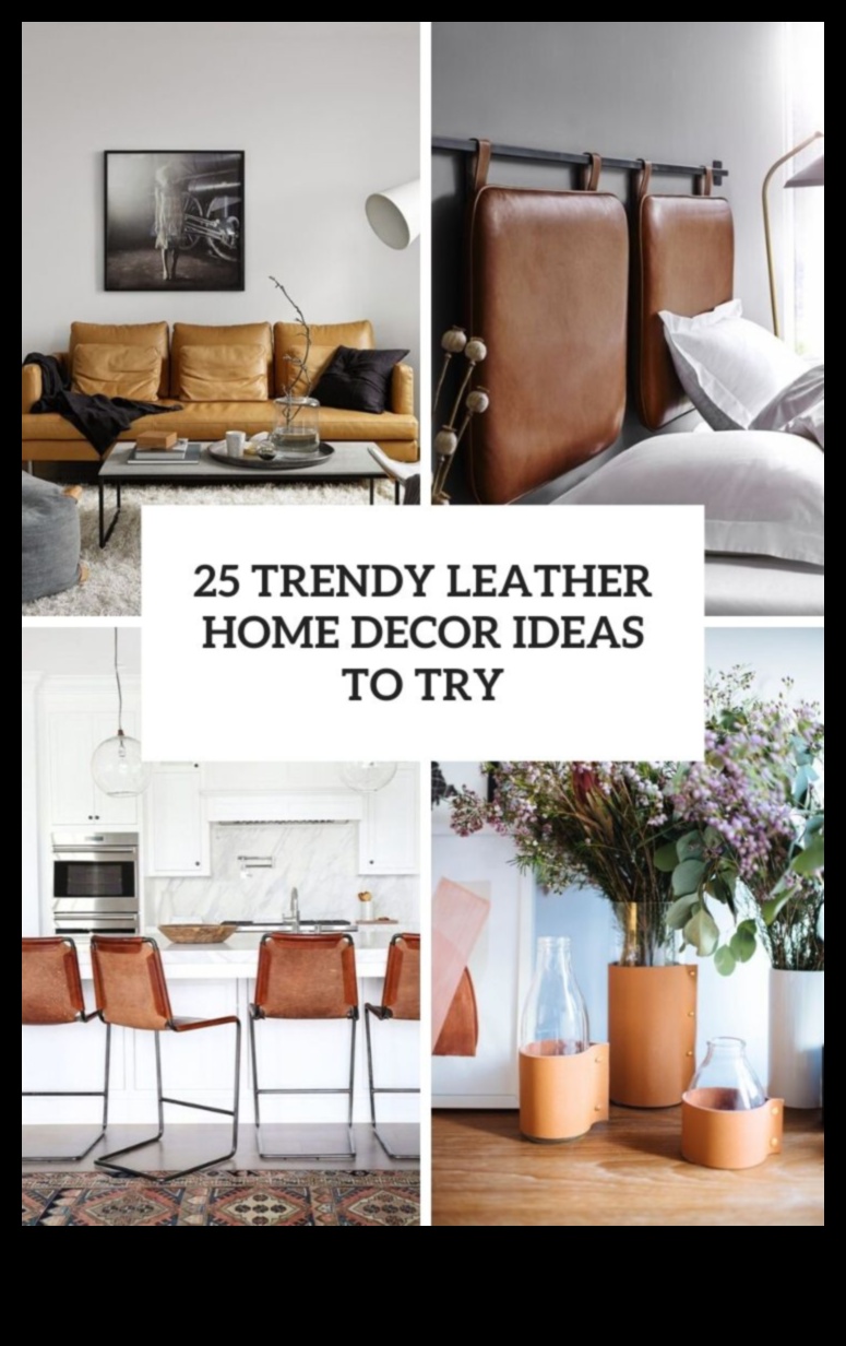 איך לשלב עור בעיצוב עכשווי למראה מלוטש?