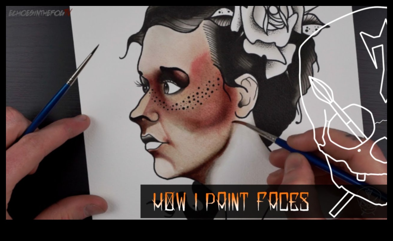 אלכימיה של דיו: הפיכת עור ליצירות מופת בצבעי מים