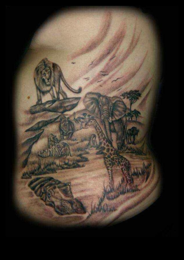 ספארי דיו: צלול לעולם של כרוניקות קעקועים של בעלי חיים