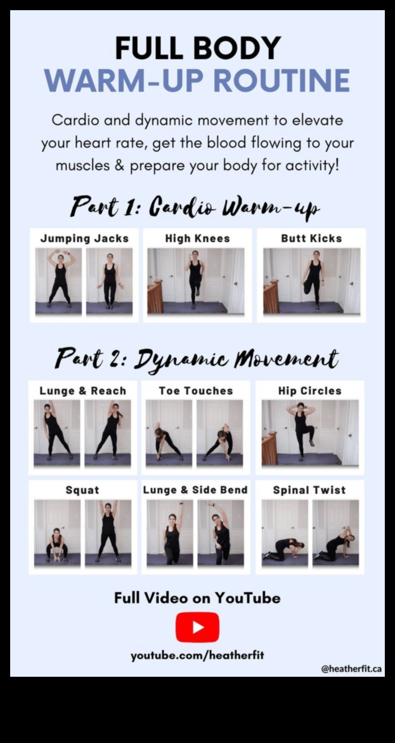 חימום מהיר במעגל: תנועות דינמיות להפעלה על הגוף המלא