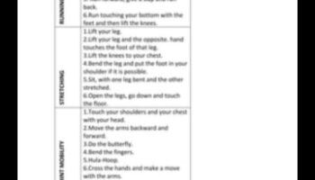 Joint Joy Journey: חקר תרגילי חימום לבריאות המפרקים