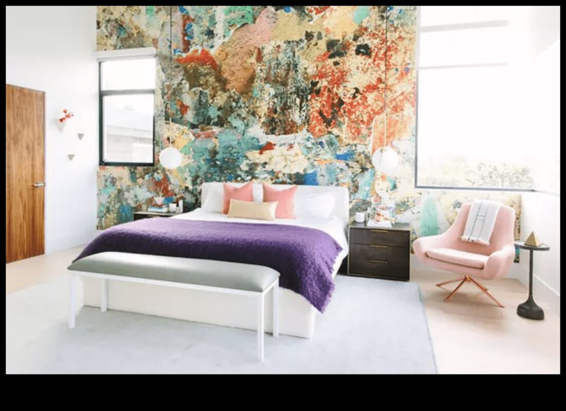 עיצוב חדר שינה אקלקטי למראה ייחודי