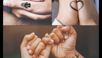 קעקועים תאומים: עיצובים תואמים לזוגות מאוהבים