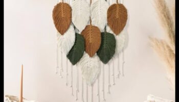 האם אתה יכול להמליץ ​​על דרכים להשתמש ב-Macrame בעיצוב בוהו מודרני לתוספת מרקם?